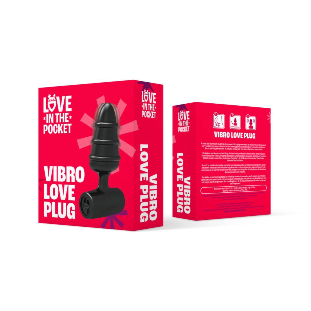 Love in the Pocket Love Plug – a compact vibrating anal plug