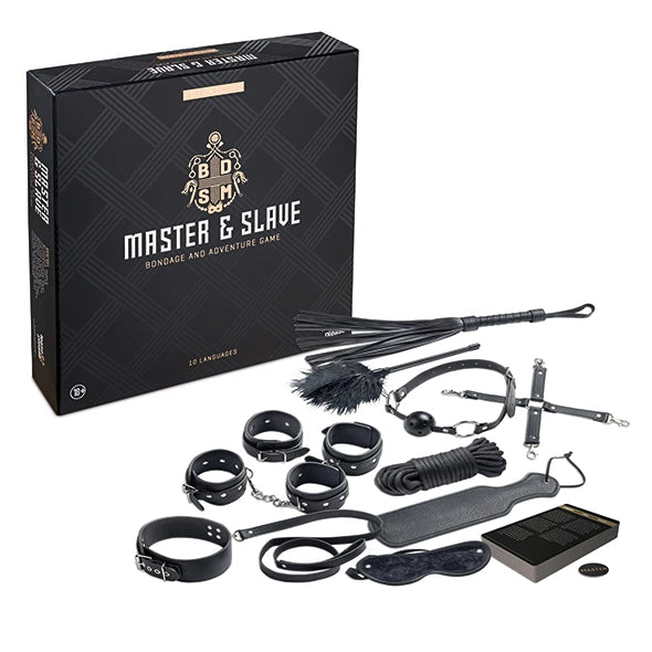 Tease & Please Master & Slave Deluxe – A game with accessories and cards (PL/EN)