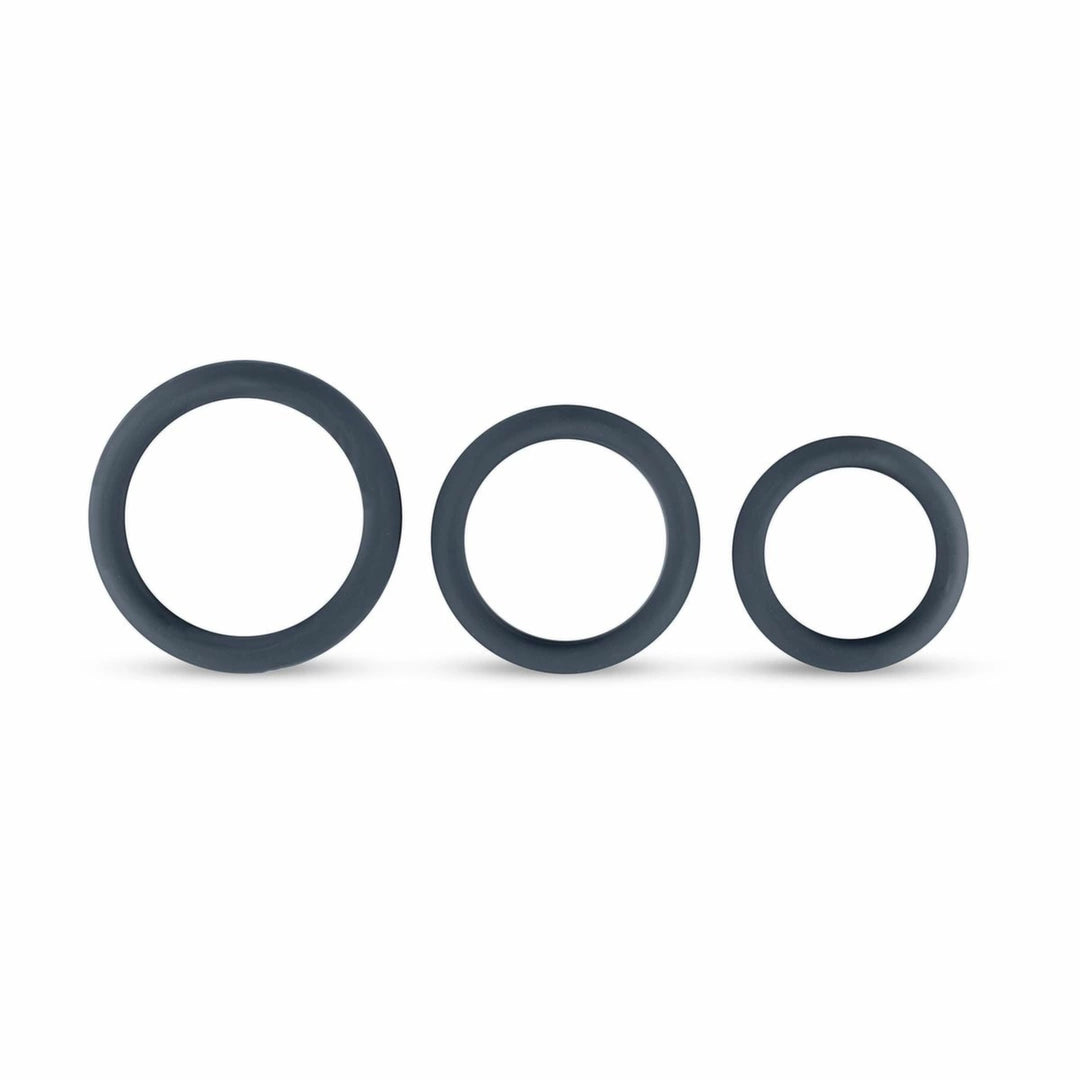 Boners Set of 3 Flat Silicone Rings – Various Sizes
