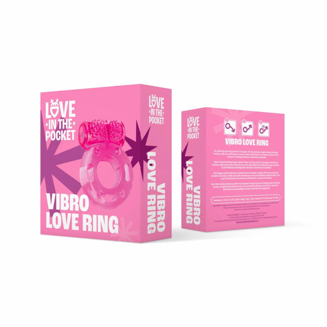 Love In The Pocket Vibro Ring – disposable silicone vibrating ring