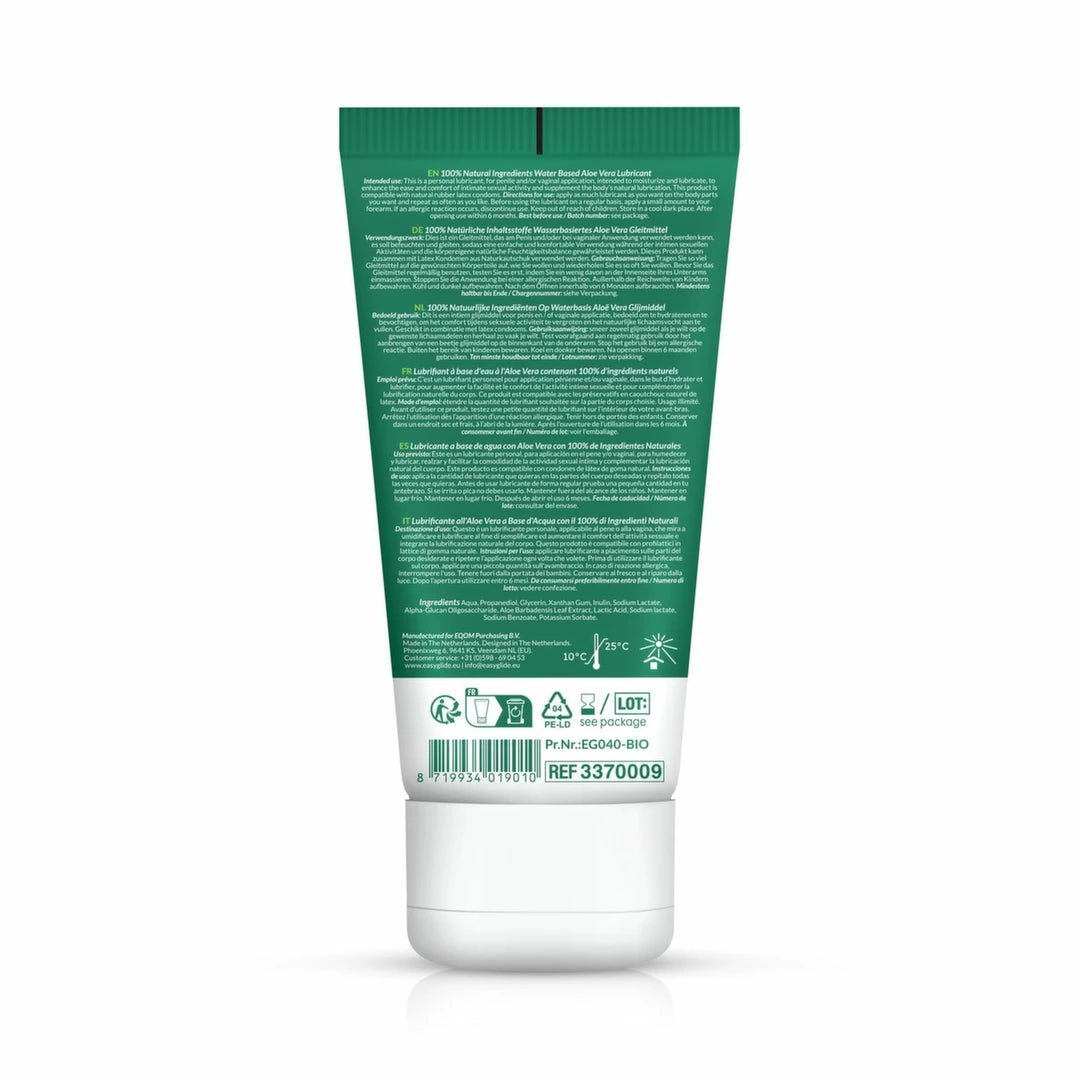 EasyGlide Bio & Natural water-based aloe vera intimate gel, 100ml