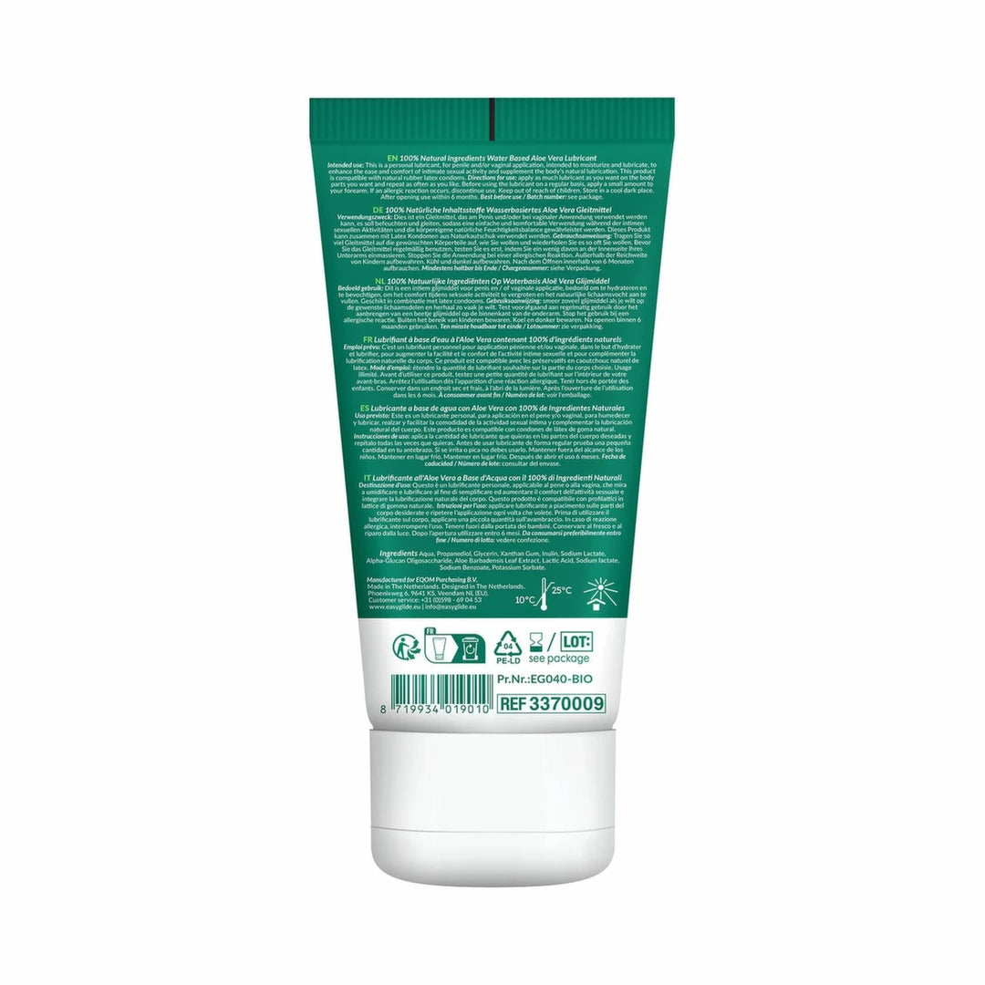 EasyGlide Bio & Natural water-based aloe vera intimate gel, 100ml