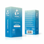 EasyGlide Natural – Anatomically shaped condoms, 10-pack, transparent