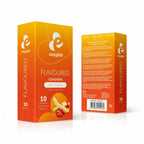 EasyGlide Fruit-Flavoured Condoms, 10-pack. Anatomical Shape, Flavoured