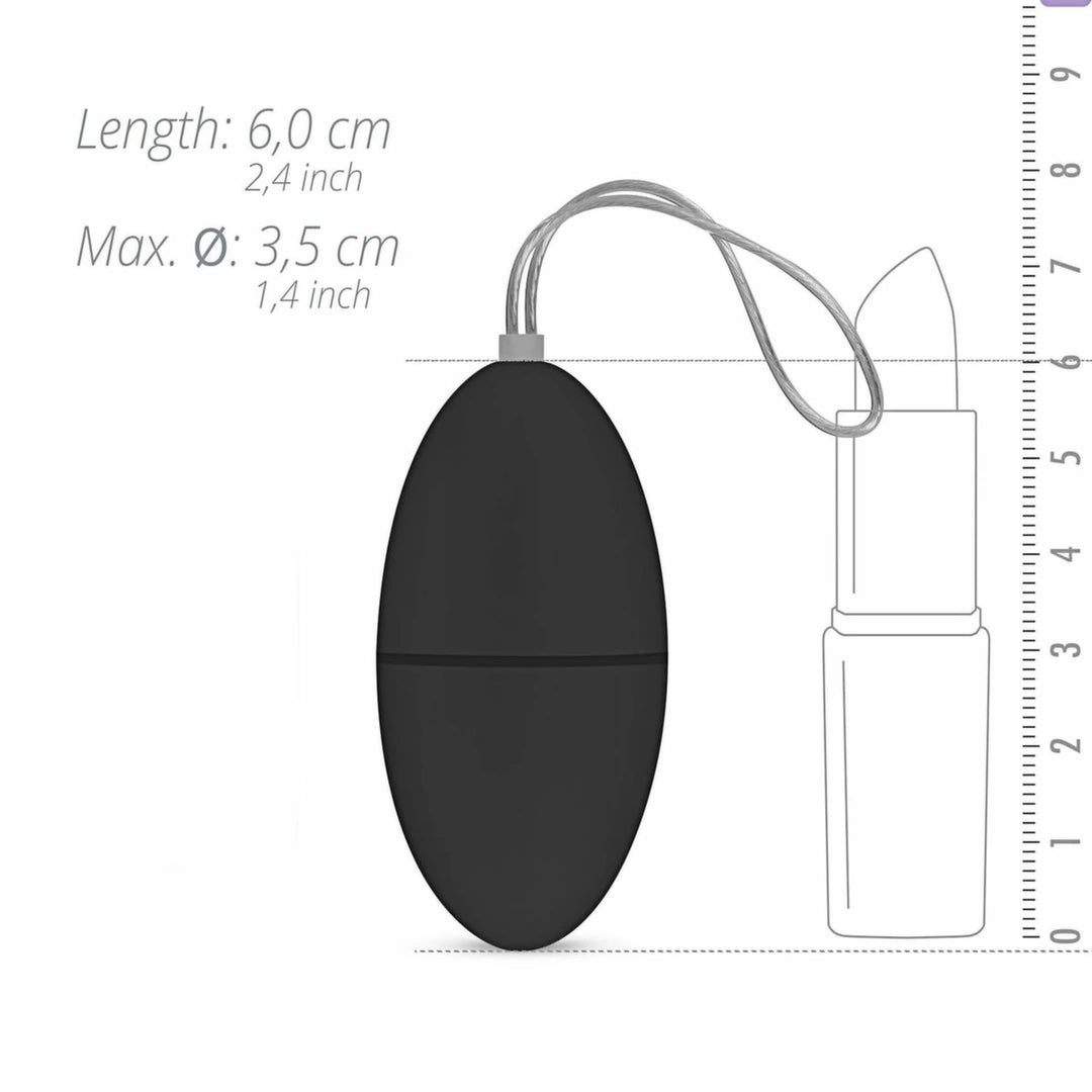 EasyToys RC Egg Model – Black, Remote-Controlled, 10 Modes