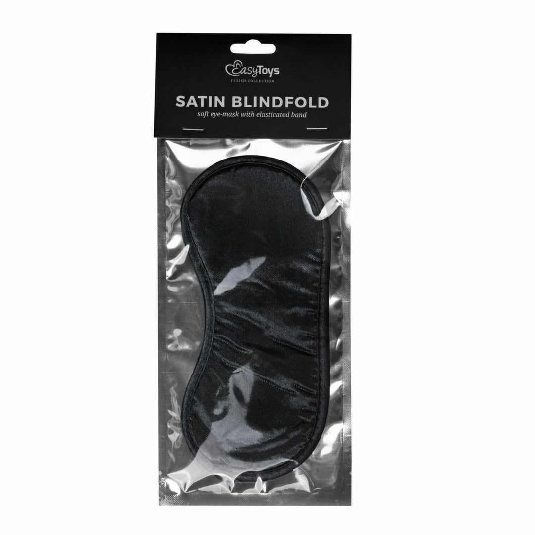 Rocks-Off Black Satin Mask – satin eye mask, black