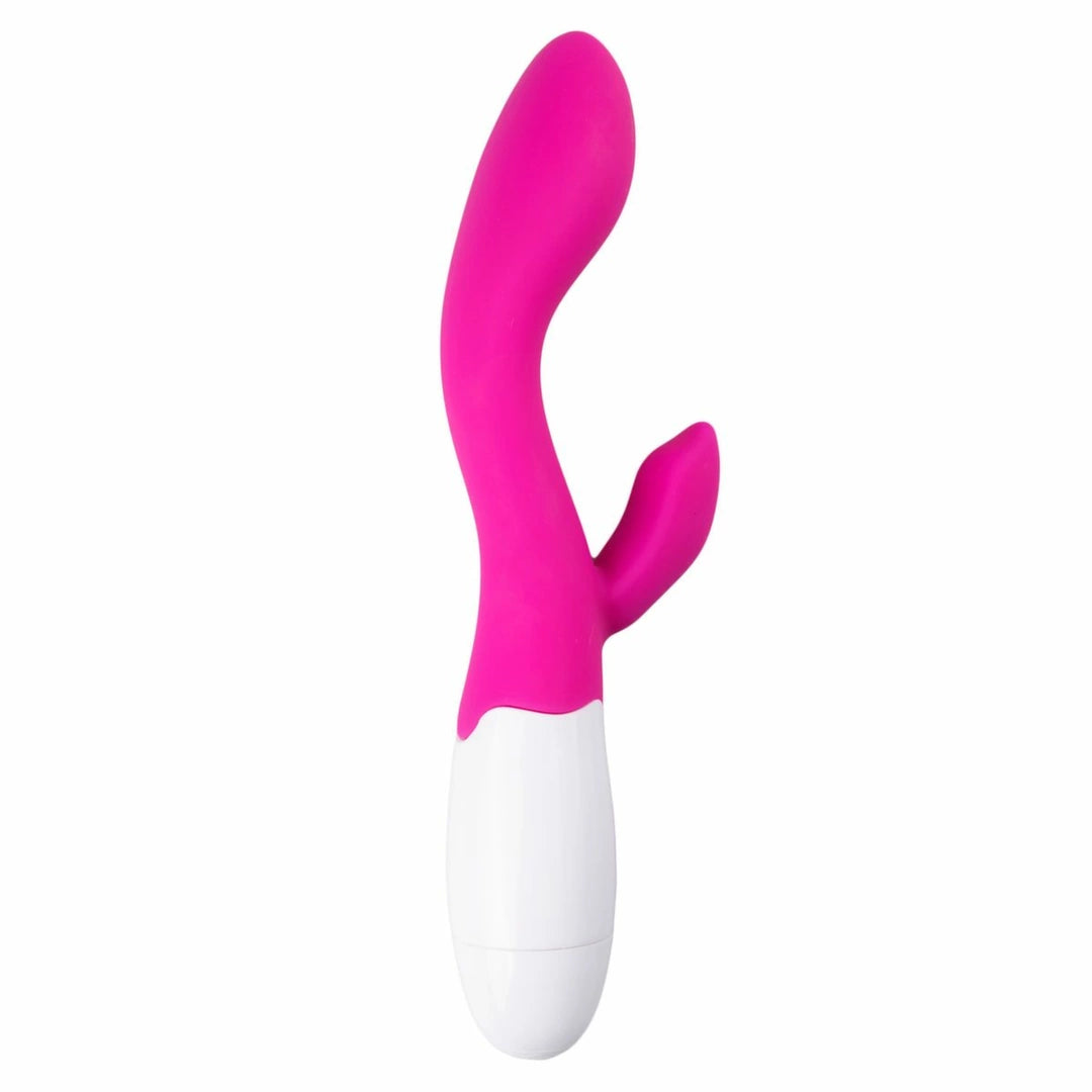 EasyToys Lily – Pink silicone vibrator with a dual vibration system