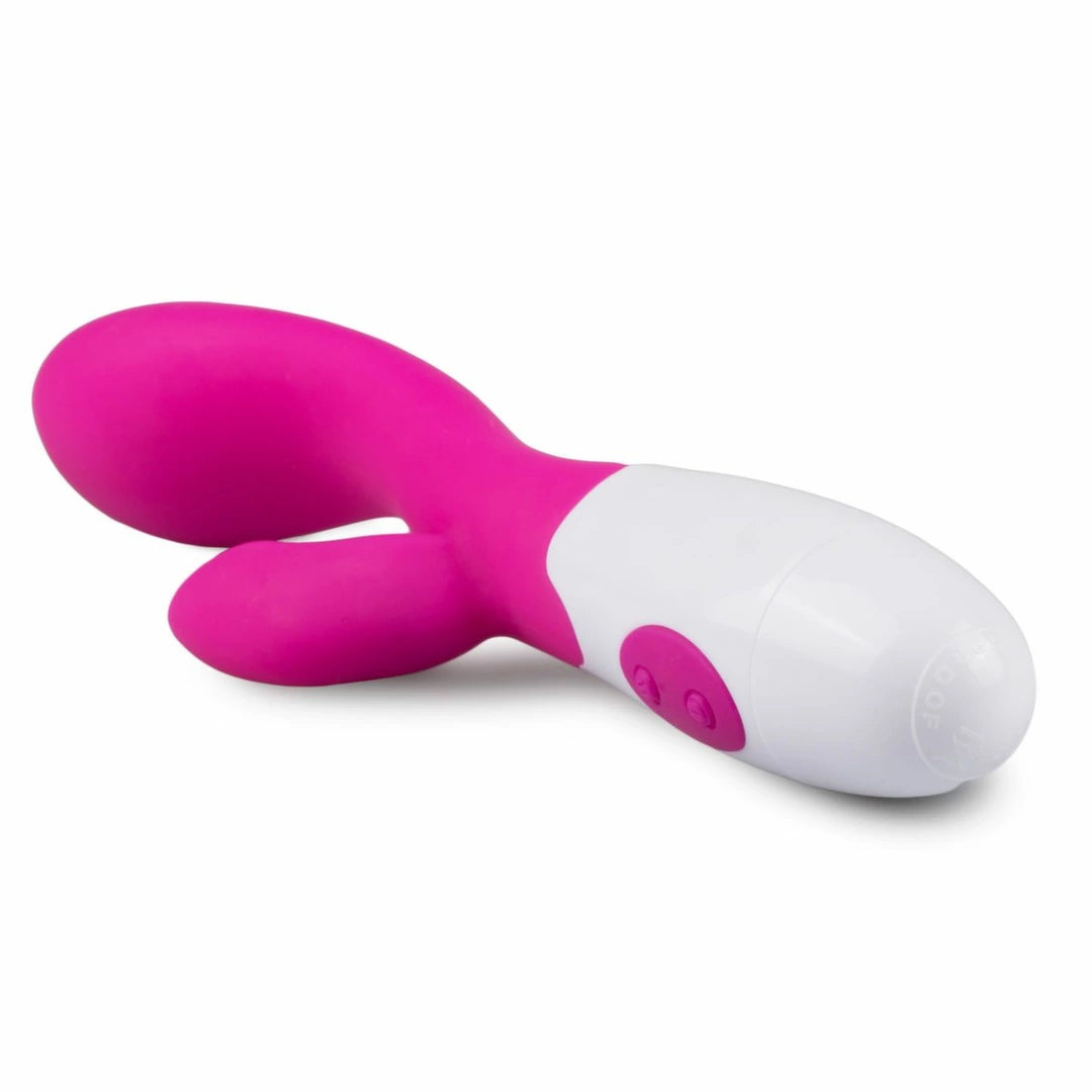 EasyToys Lily – Pink silicone vibrator with a dual vibration system