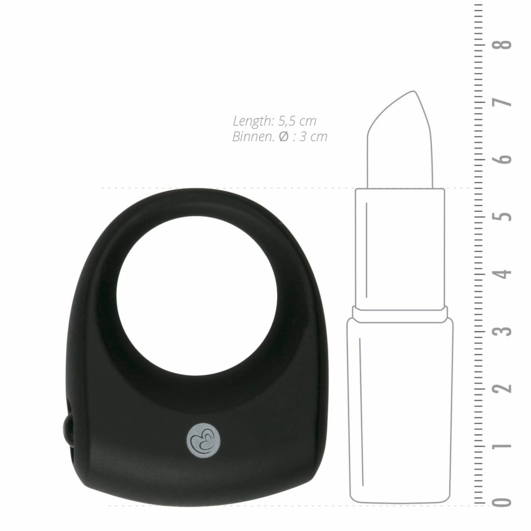 Vivid Intimate Ring with Mini Vibrator – Black