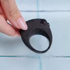 Vivid Intimate Ring with Mini Vibrator – Black