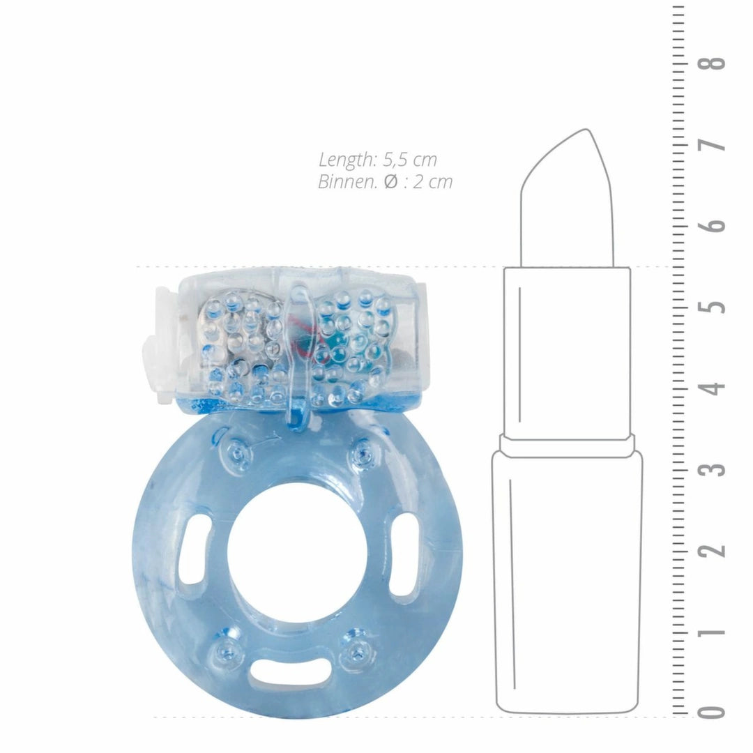 EasyToys Ring-Shaped Vibrator with Nubs and a Flexible System