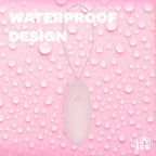 LUV EGG Model Pink – Vibrating Egg with Remote Control, 12 Modes, Silicone