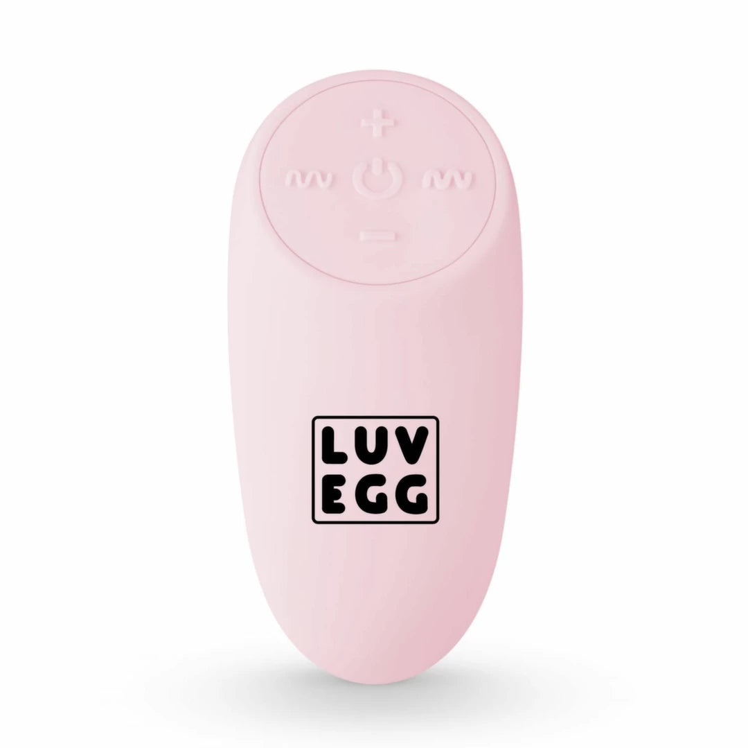 LUV EGG Model Pink – Vibrating Egg with Remote Control, 12 Modes, Silicone