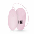 LUV EGG Model Pink – Vibrating Egg with Remote Control, 12 Modes, Silicone